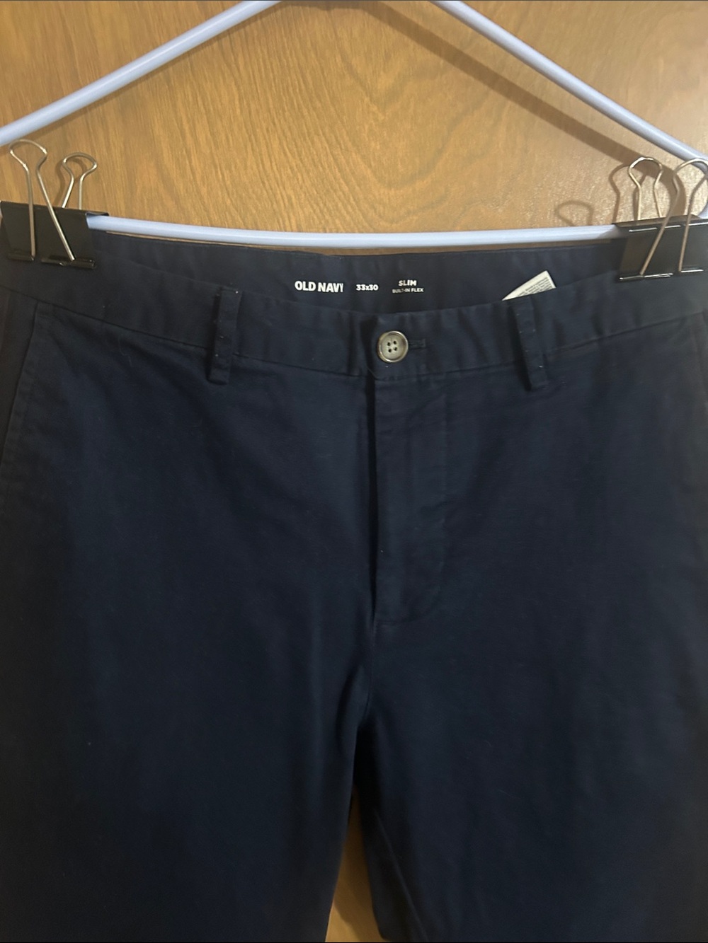 Old Navy Men's Slim Dark Navy Chino Pants
